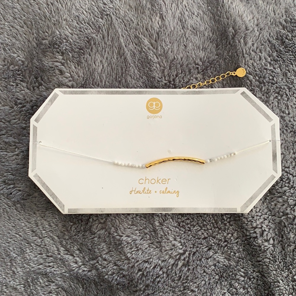 Gorjana howlite calming choker